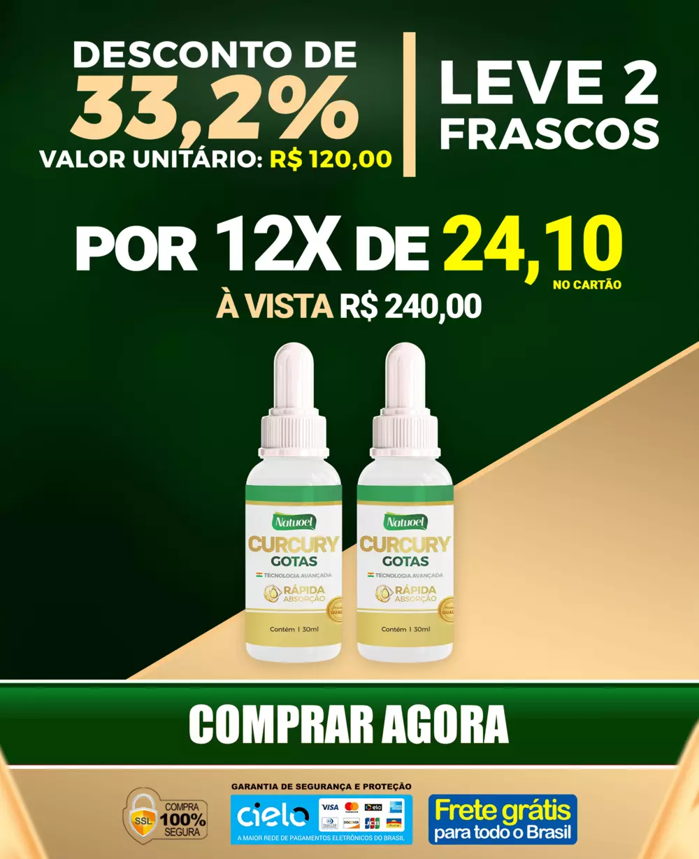 Curcury 2 potes em gota