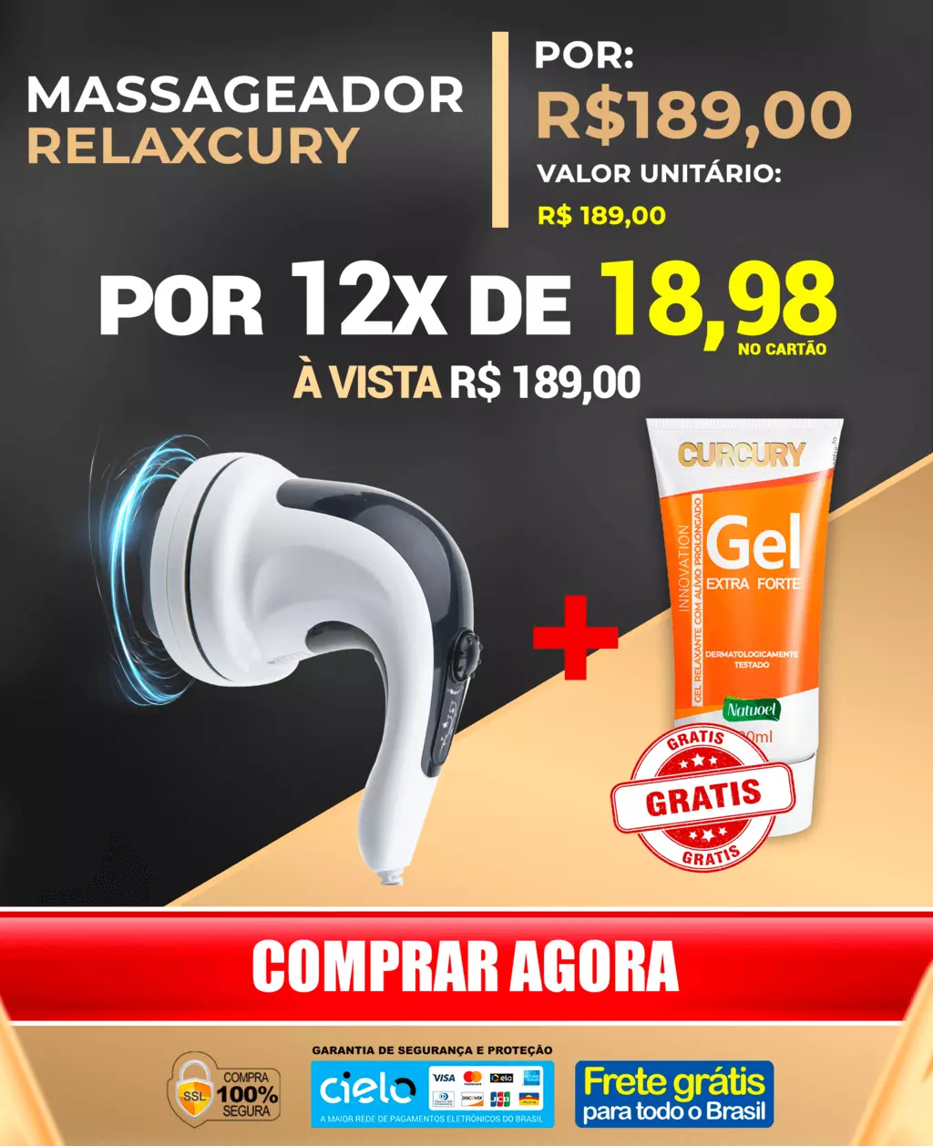 Massageador Relaxcury