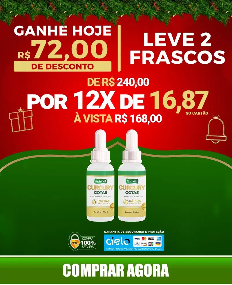Curcury 2 potes em gota